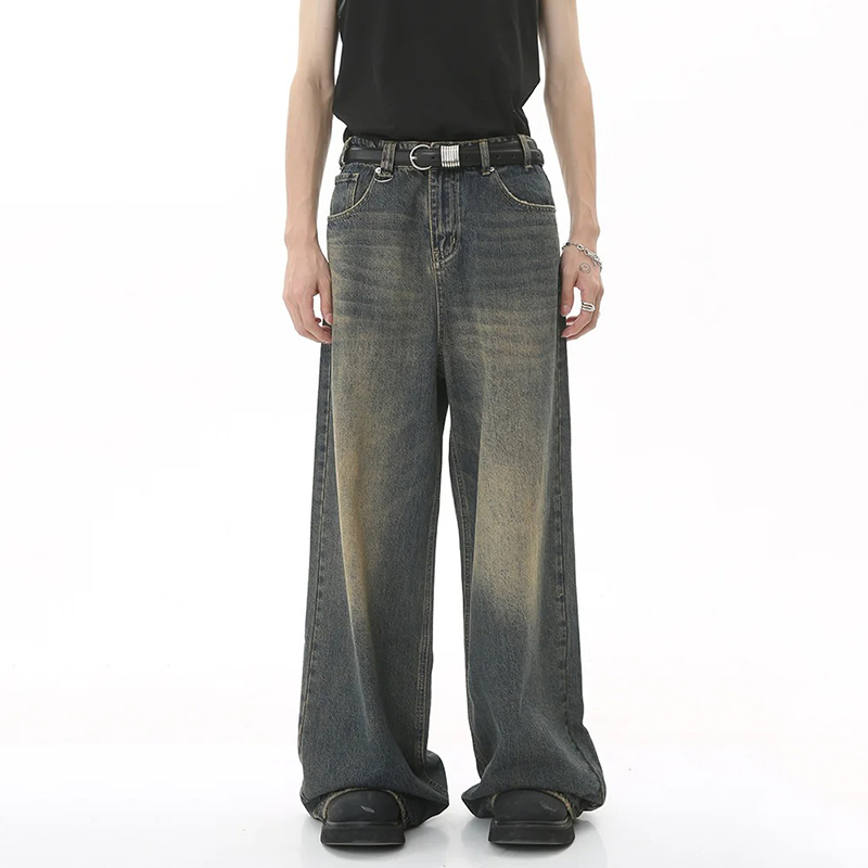 Streetwear Brand Popular - New Men's Baggy Straight Leg Wide