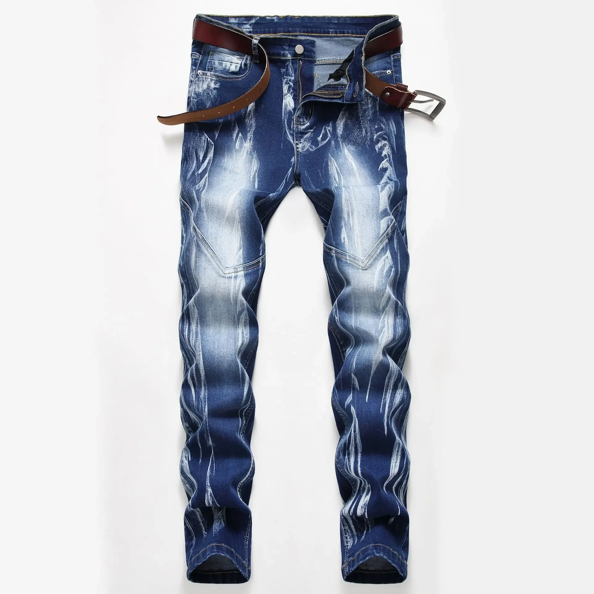 Fashion Print Men's Elasticity - Streetwear Brand Popular review and price