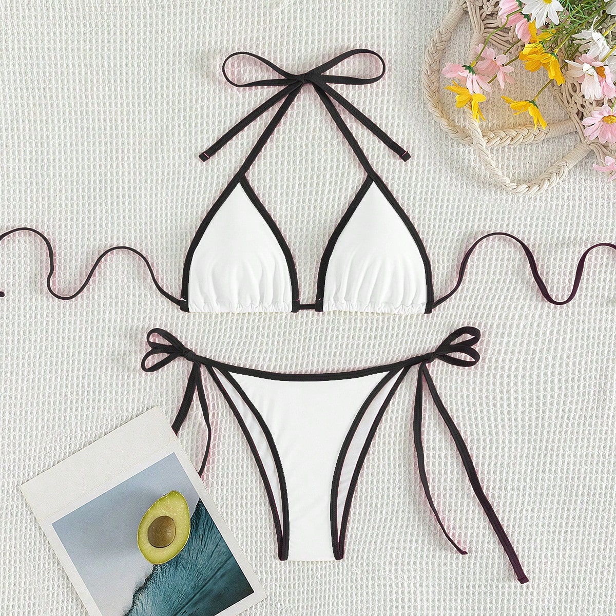 Summer white camisole bikini s - A Bathing Ape Camo review and price