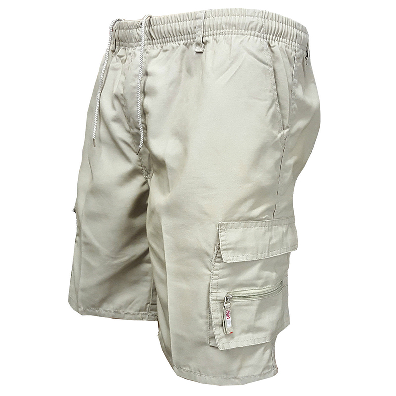 Men's Elastic Waist Cargo Shor - Streetwear Brand Shorts review and price