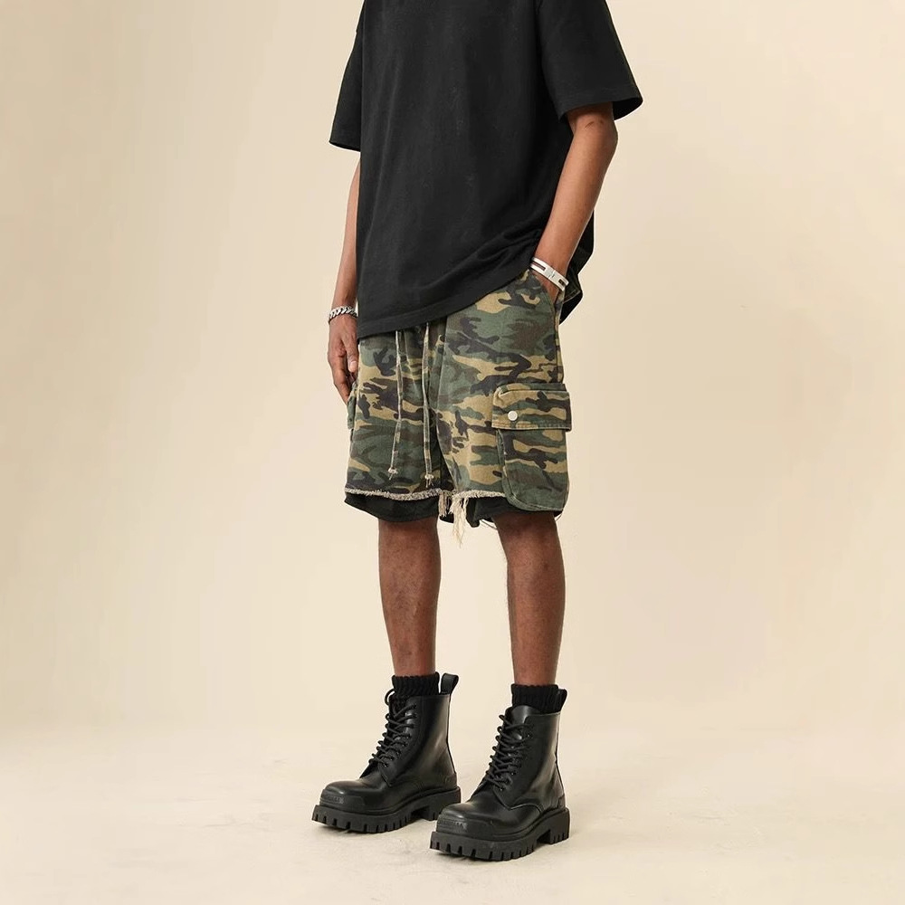 American Streetwear Raw-edge W - Streetwear Brand Shorts review and price