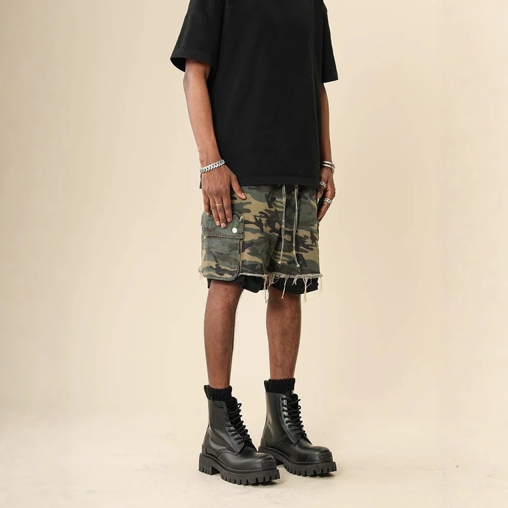 American Streetwear Raw-edge W - Streetwear Brand Shorts review and price
